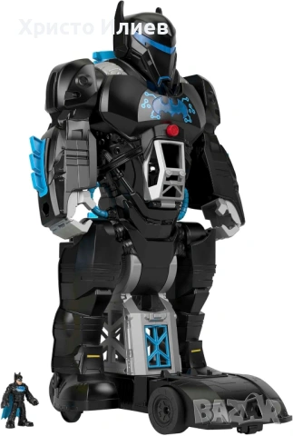 Батман голям робот със светлини и звуци Fisher Price, снимка 3 - Други - 53442539