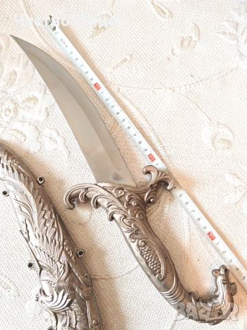 Султански Мюсюлмански Нож Кама Ятаган Острие, снимка 3 - Антикварни и старинни предмети - 53960940