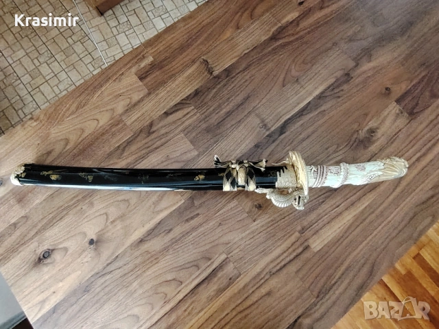 Японски самурайски меч, снимка 2 - Други ценни предмети - 53539133