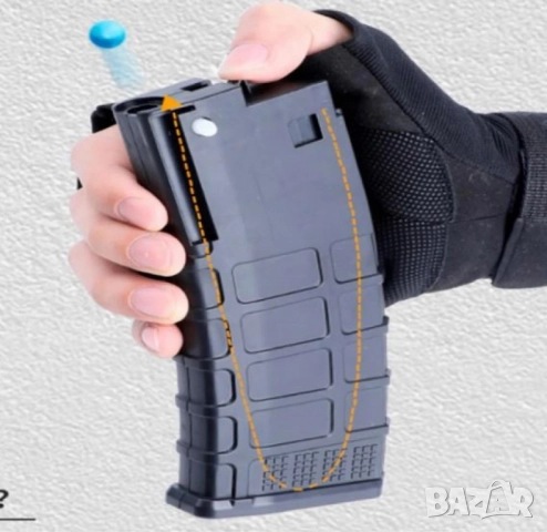 Играчка Gelsoft M416 автомат с аксесоари + гел муниции – безопасно забавление , снимка 2 - Други - 52125841