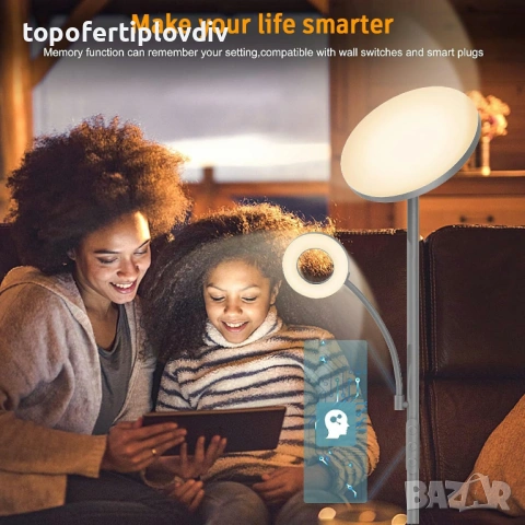 Подова лампа с дистанционно 42W,Гаранция, снимка 4 - Настолни лампи - 53654323