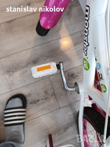 Детски Велосипед MONSTER РОЗОВ 12'' , снимка 7 - Велосипеди - 53959094