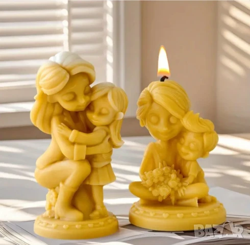 Молд майка с дете (момче и момиче)три вида , снимка 5 - Форми - 50853587