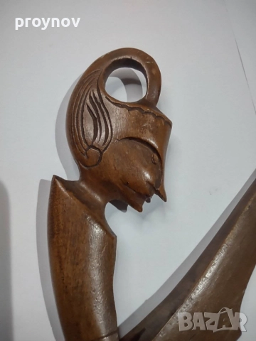 Кама за жертвопринушения с ликът на Гхатоткача, снимка 5 - Антикварни и старинни предмети - 52180408