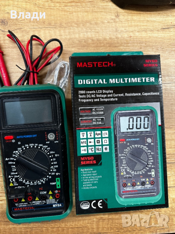 Мултицет Mastech My 64, снимка 3 - Други инструменти - 44952153