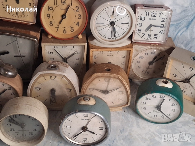Настолни часовници Будилници за Части, снимка 10 - Антикварни и старинни предмети - 52394357