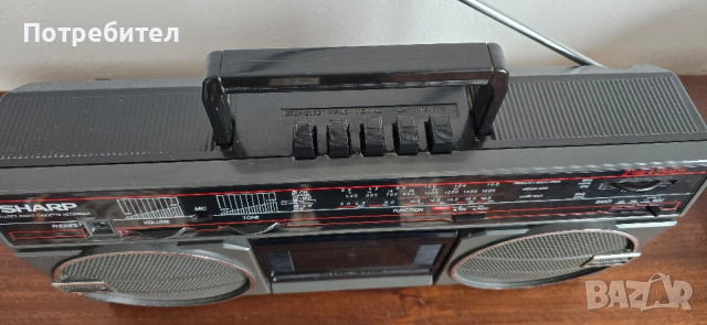 Радиокасетофон SHARP , снимка 5 - Радиокасетофони, транзистори - 54165961