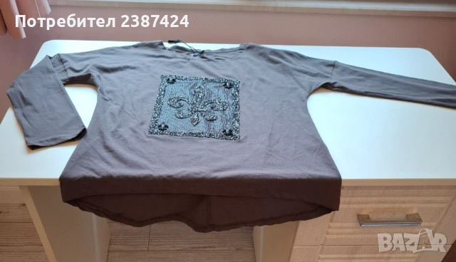 Нова дамска блуза RAW - размер XL, снимка 2 - Блузи с дълъг ръкав и пуловери - 53213967