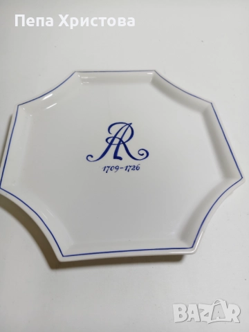 Колекционерски комплект за ликьор от немски порцелан Meissen , снимка 10 - Сервизи - 52596017