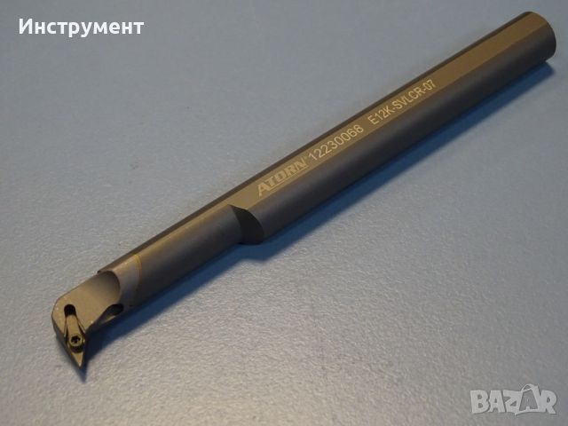 Борщанга със сменяемa пластинa ATORN E12K-SVLCR-07 boring bar 12230068, снимка 2 - Други инструменти - 46648171