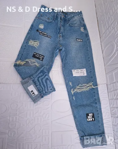 Дамски атрактивни дънки , снимка 3 - Дънки - 47560452