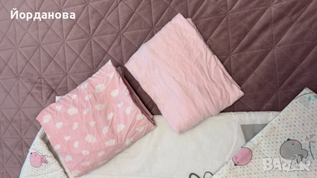 Спално бельо за бебешко легло с олекотена завивка и допълнителни 2 бр. чаршаф с ластик, снимка 3 - Спално бельо - 51920679