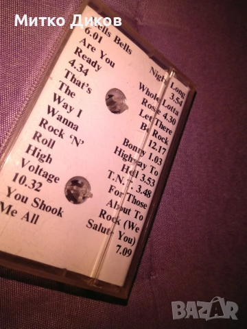 AC/DC ‎- Live аудио касета, снимка 3 - Аудио касети - 53237888