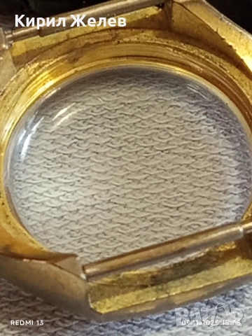 Механичен часовник CONTINENTAL ANTI-MAGNETIC SWISS MADE работи с позлата 51503, снимка 11 - Антикварни и старинни предмети - 52351736