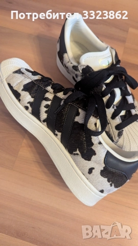 Дамски Маратонки Adidas Superstars 39 1/3, снимка 8 - Маратонки - 52815319