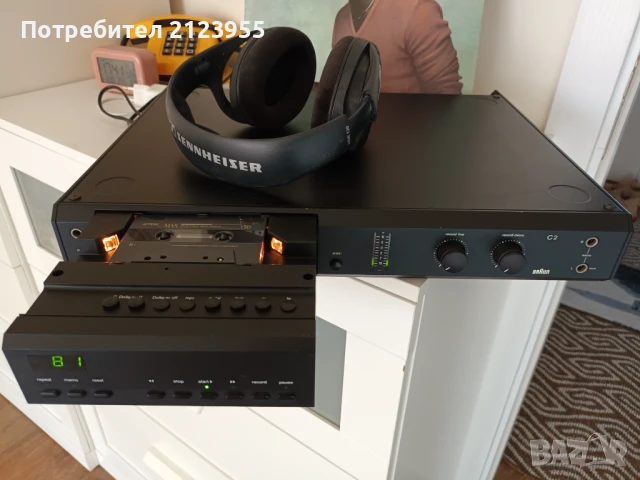 BRAUN Ретро касетен дек, снимка 10 - Декове - 50667368