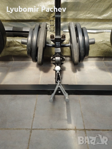 Уреди за фитнес, тежести. ФИТНЕС КЛЕТКА POWER RACK 900, Олимпийски Лост и дискове 127.5 кг, Пейка, снимка 9 - Фитнес уреди - 54189223