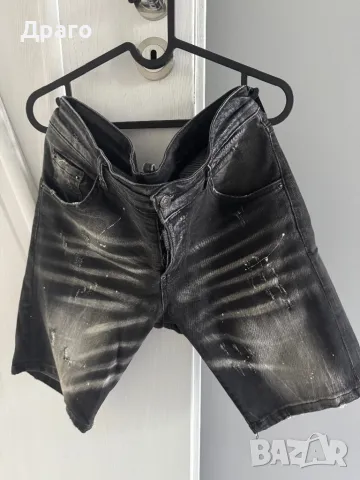 Мъжки къси дънки Dsquared2, снимка 2 - Дънки - 50174398