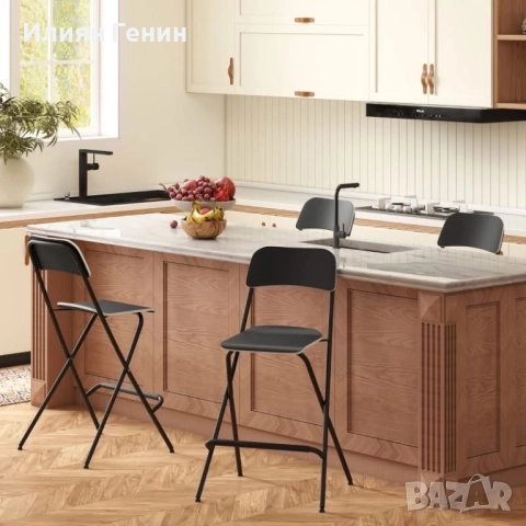 Комплект от два бар стола, снимка 5 - Столове - 52697505
