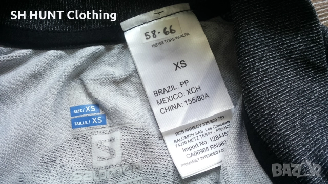 SALOMON Thermo Underwear Размер XS термо блуза 58-66, снимка 15 - Блузи - 52683621