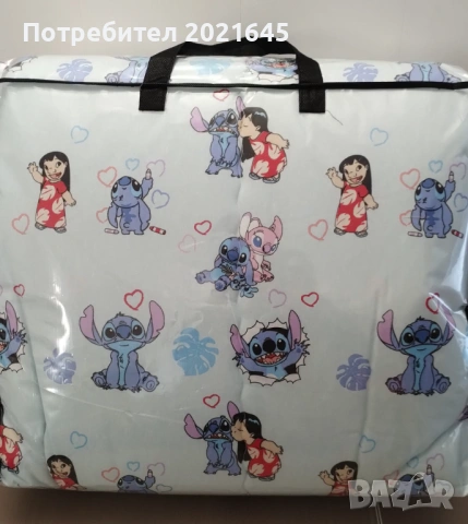 Детски спален комплект с олекотена завивка за единично легло