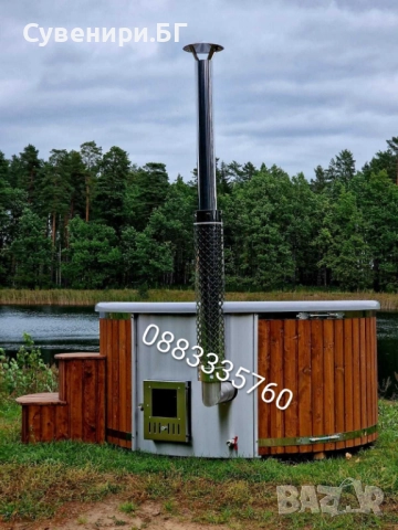 Уелнес хидро масажно джакузи с вградена печка на дърва, снимка 5 - Други - 52003941