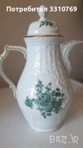 Луксозен порцеланов чайник от " Розентал"., снимка 1