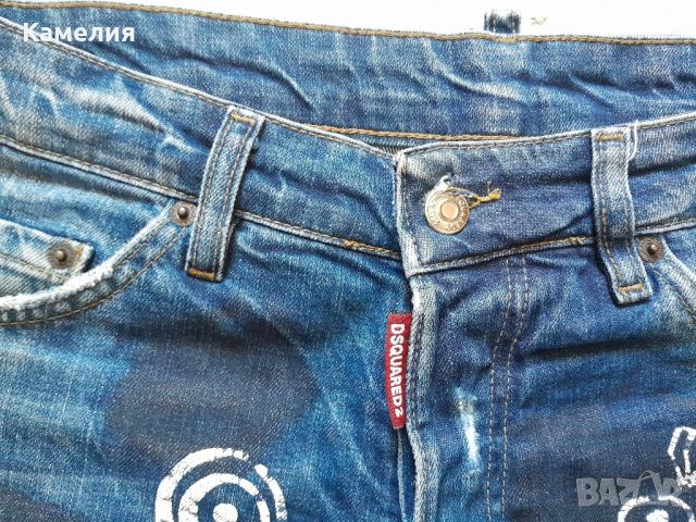 Мъжки къси дънкови панталони DSQUARED2, снимка 3 - Къси панталони - 45250959