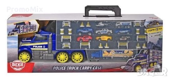 Камион с колички Dickie Toys 203749034 автовоз пожарна кола, снимка 5 - Коли, камиони, мотори, писти - 45525143