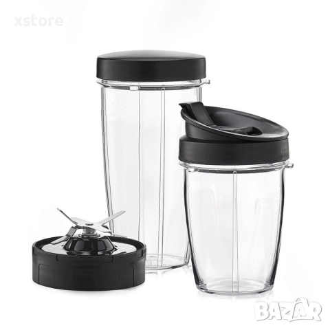 Нутри блендер Muhler, 1200W, 6 ножа, 2 чаши, Old Gold, снимка 8 - Блендери - 52595766