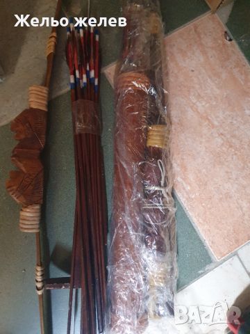 Лък,бамбук,комплект,с стрели, снимка 5 - Лъкове и арбалети - 45842253