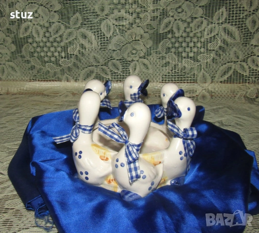 Порцеланова кашпа с патета