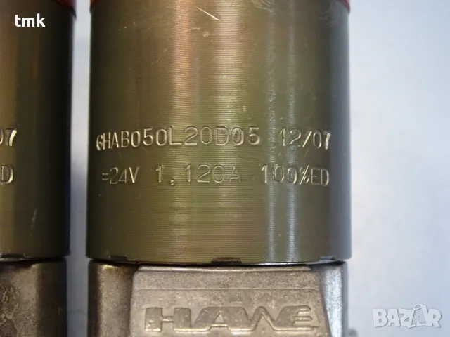 Хидравличен вентил HAWE G21-2 hydraulik directional seated valve 24VDC, снимка 5 - Резервни части за машини - 49762131