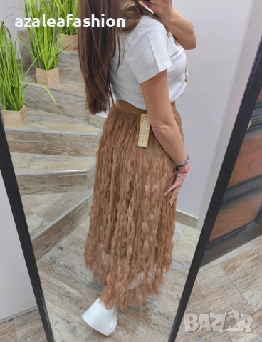 Пола от къдрав тюл, снимка 2 - Поли - 54119858