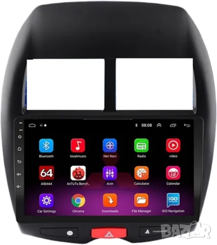 Мултимедия за Mitsubishi ASX 1, Android, Навигация, ASX1, Андроид, плеър, 2DIN, 2010-2016 година, снимка 3 - Аксесоари и консумативи - 49779423