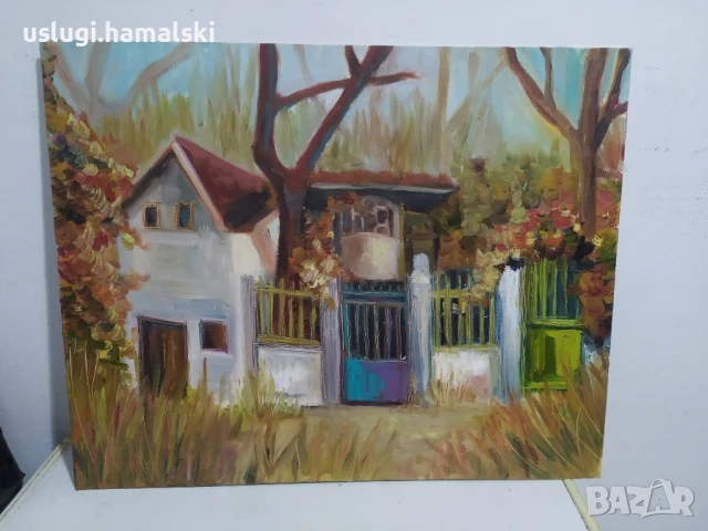 Картина масло/живопис/пейзаж, снимка 1