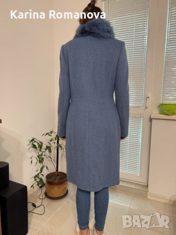 Дамско кашмирено палто | размер М | НОВО, снимка 4 - Палта, манта - 53385836