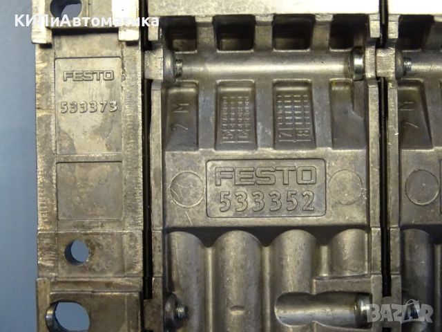 пневматичен модул Festo VMPA-KMS1-24-5 pneumatic valve block, снимка 9 - Резервни части за машини - 46582518