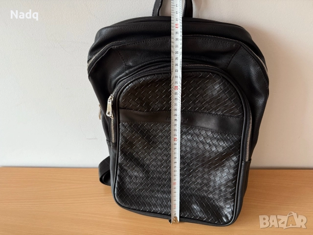 Мъжка кожена раница Andrews – като нова!, снимка 6 - Раници - 51988976