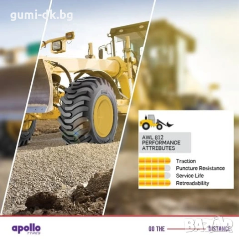 Гума строителна техника 15.5-25 TL AWL 812 APOLLO, снимка 3 - Гуми и джанти - 53262030