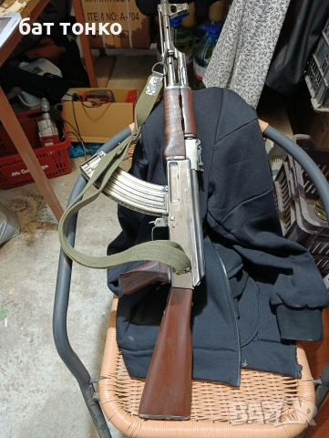 ак 47 никелиран, снимка 2 - Колекции - 53485009