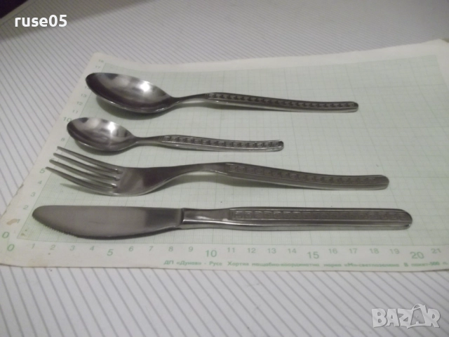 Лот от 24 бр. прибора за хранене съветски нови, снимка 2 - Прибори за хранене, готвене и сервиране - 52515048