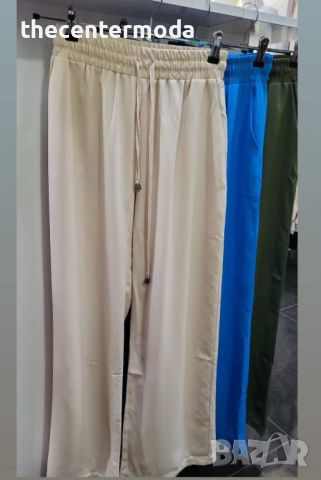Дамски цветни, ефирни панталони, снимка 2 - Панталони - 45416921