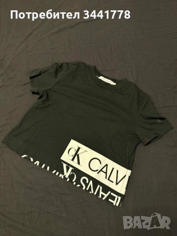 Черна тениска Calvin Klein 