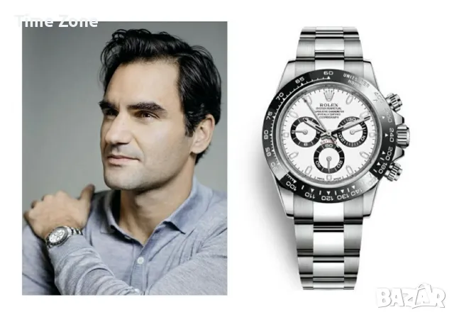 Rolex Cosmograph Daytona 40mm "Panda" Steel White-Black Dial Automatic Различни Варианти, снимка 11 - Мъжки - 48183473