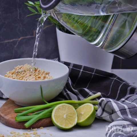 Светеща електрическа кана Voltz, 2200W, 1.7 литра, стъкло, безжична, 2 ГОДИНИ ГАРАНЦИЯ, снимка 8 - Други - 51948244