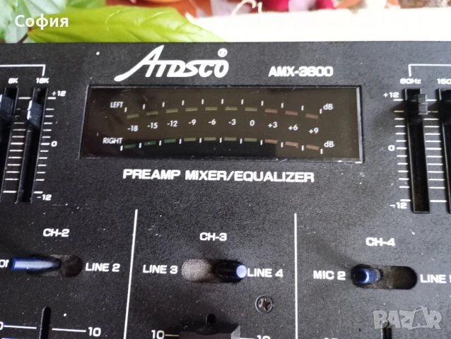 Еквалаизер АТDSCO AMX 3600 БАС каса 14 ,in., снимка 4 - Ресийвъри, усилватели, смесителни пултове - 53955466