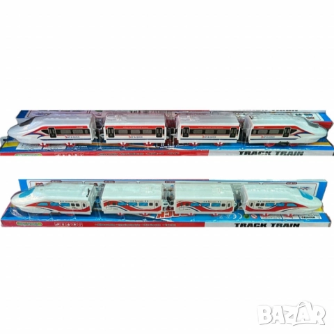 Влак Стрела с 4 вагона - Вълнуващо пътуване за малките любители на влакове, снимка 3 - Други - 52032680