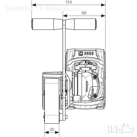SUHNER ATG 9-R – Тръбен шлайф, снимка 4 - Шлайфмашини - 53278823