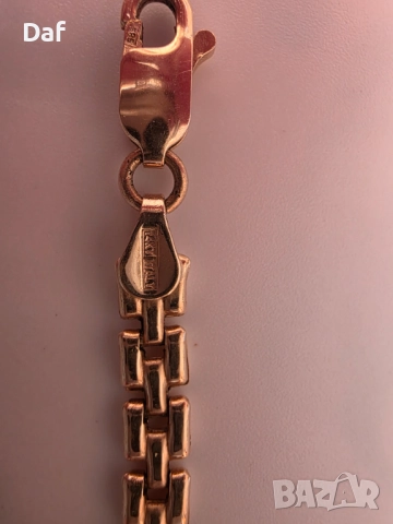 Златна гривна 14 карата/проба 585 , снимка 3 - Гривни - 52926486